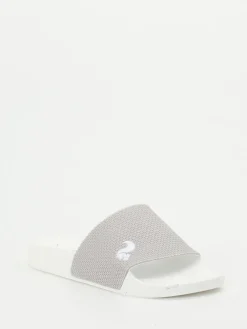 – Badepantolette aus Textil in Hell-Thies Sale