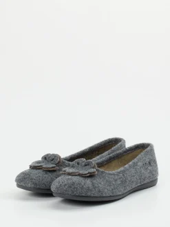 – Ballerina-Hausschuh aus Wollfilz anthrazit-Thies Outlet