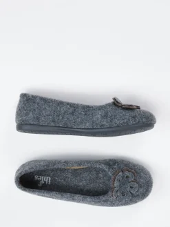 – Ballerina-Hausschuh aus Wollfilz anthrazit-Thies Outlet