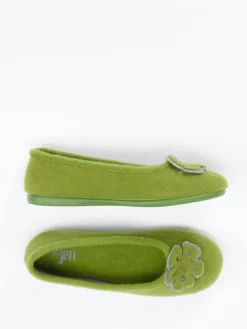 – Ballerina-Hausschuh aus Wollfilz apfel-Thies Discount