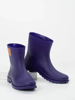 – Gummistiefel aus veganem Gummi Dunkellila-Thies