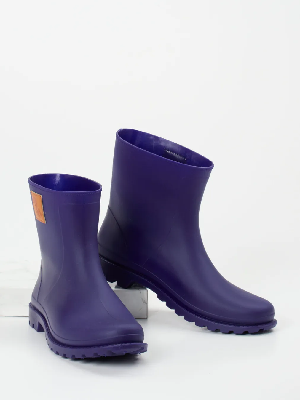 – Gummistiefel aus veganem Gummi Dunkellila-Thies