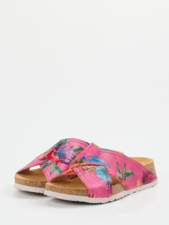 – Pantoletten aus geprägtem Leder color-Think New