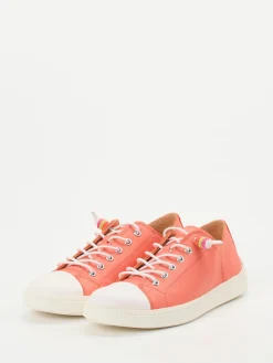 – Sneaker aus Kalbleder in Korallrosa-Think Best