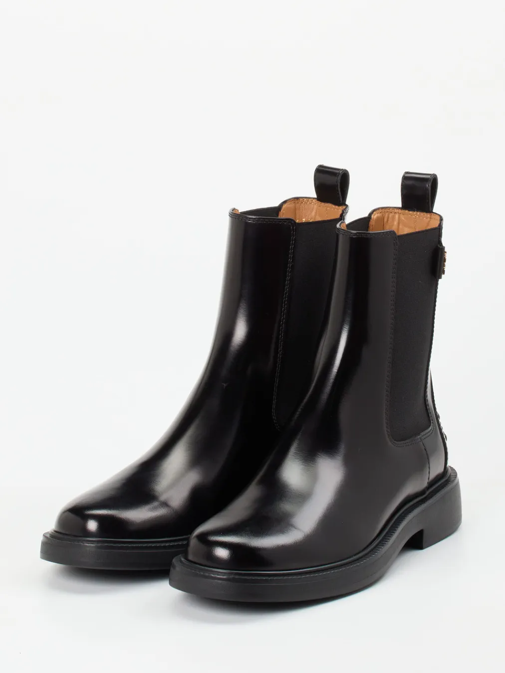 – Chelsea Boots aus Hochglanzleder-Tod's