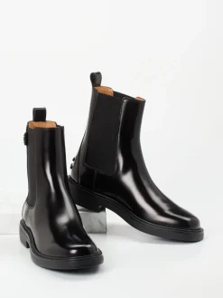 – Chelsea Boots aus Hochglanzleder-Tod's
