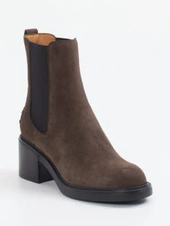 – Chelsea Boots aus Veloursleder Dunkel-Tod's Discount