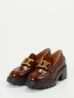 – Chunky Loafer aus Kalbleder Kastanien-Tod's New