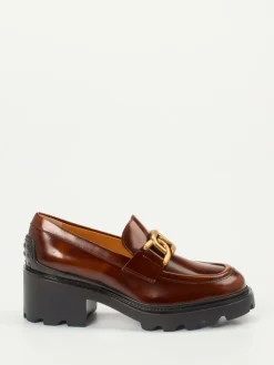 – Chunky Loafer aus Kalbleder Kastanien-Tod's New