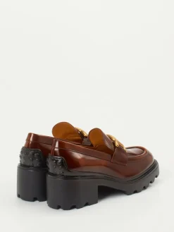 – Chunky Loafer aus Kalbleder Kastanien-Tod's New