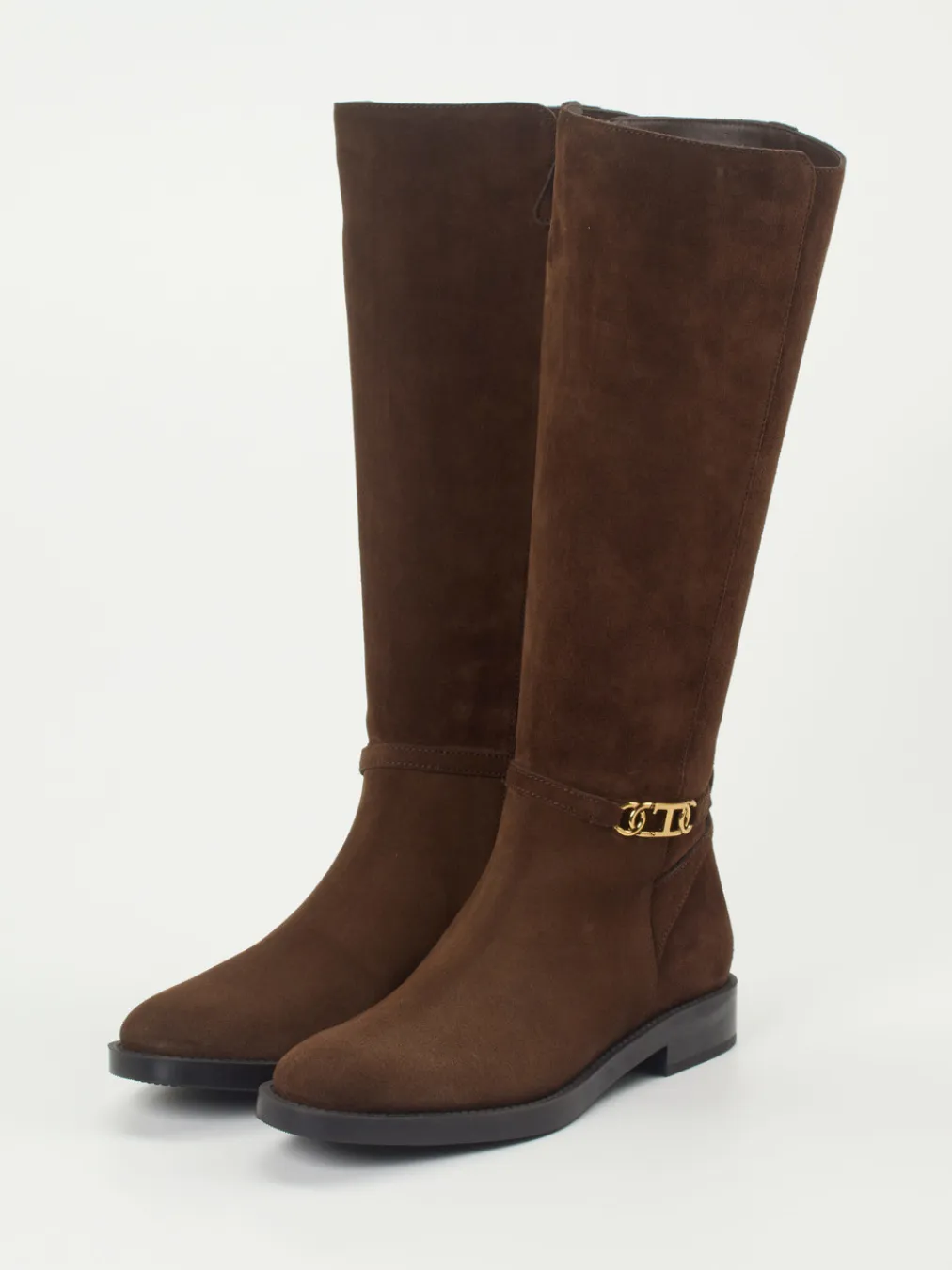 – Kniehohe Stiefel aus Veloursleder-Tod's Discount