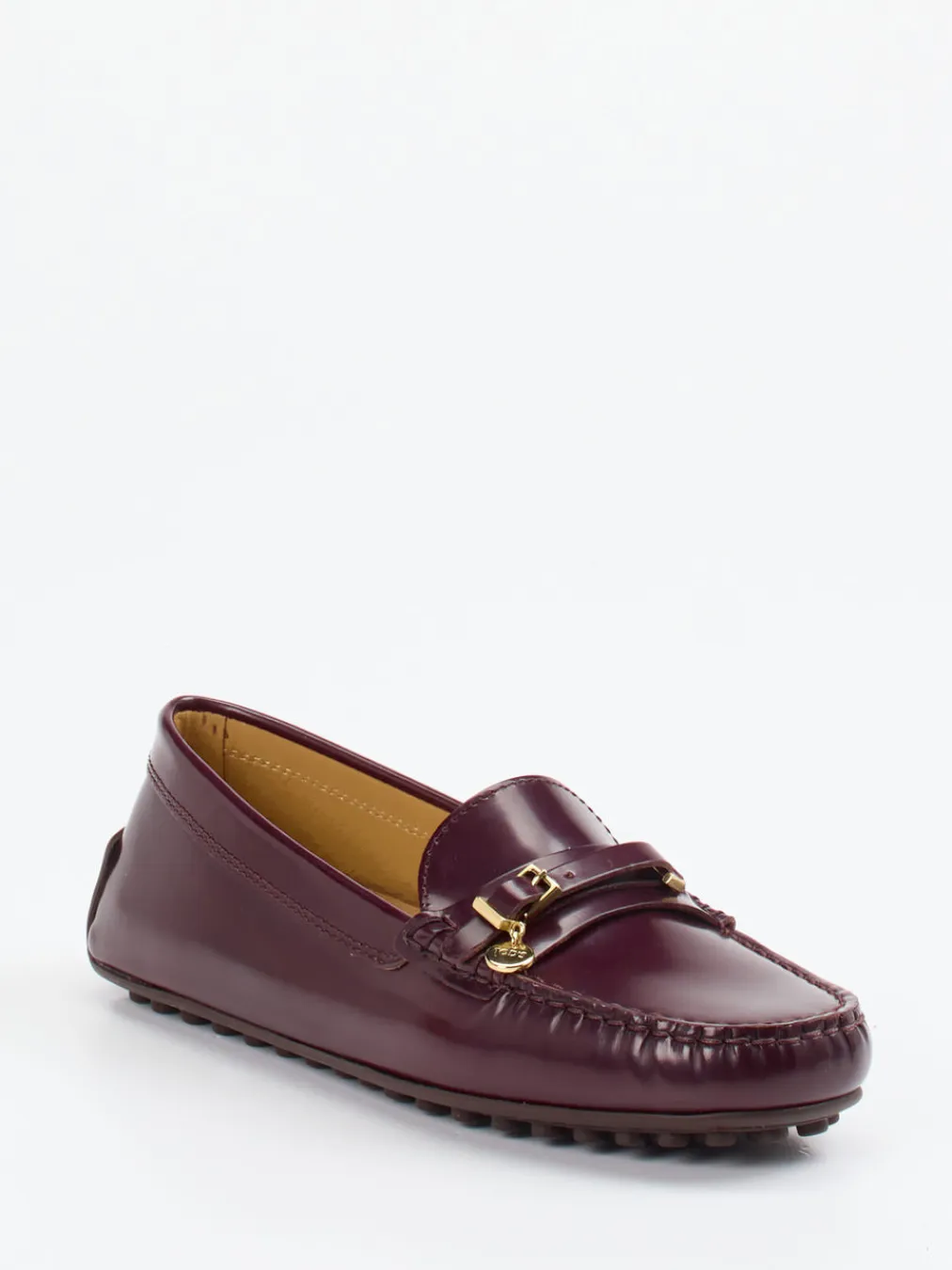 – Loafer aus Hochglanzleder in Bordeaux-Tod's Best