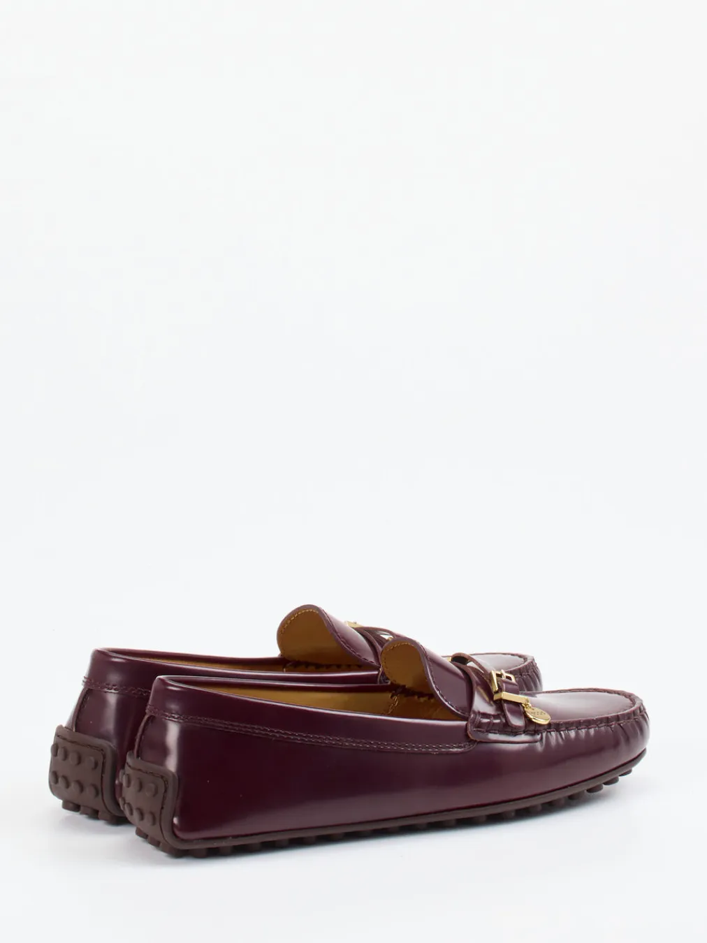 – Loafer aus Hochglanzleder in Bordeaux-Tod's Best