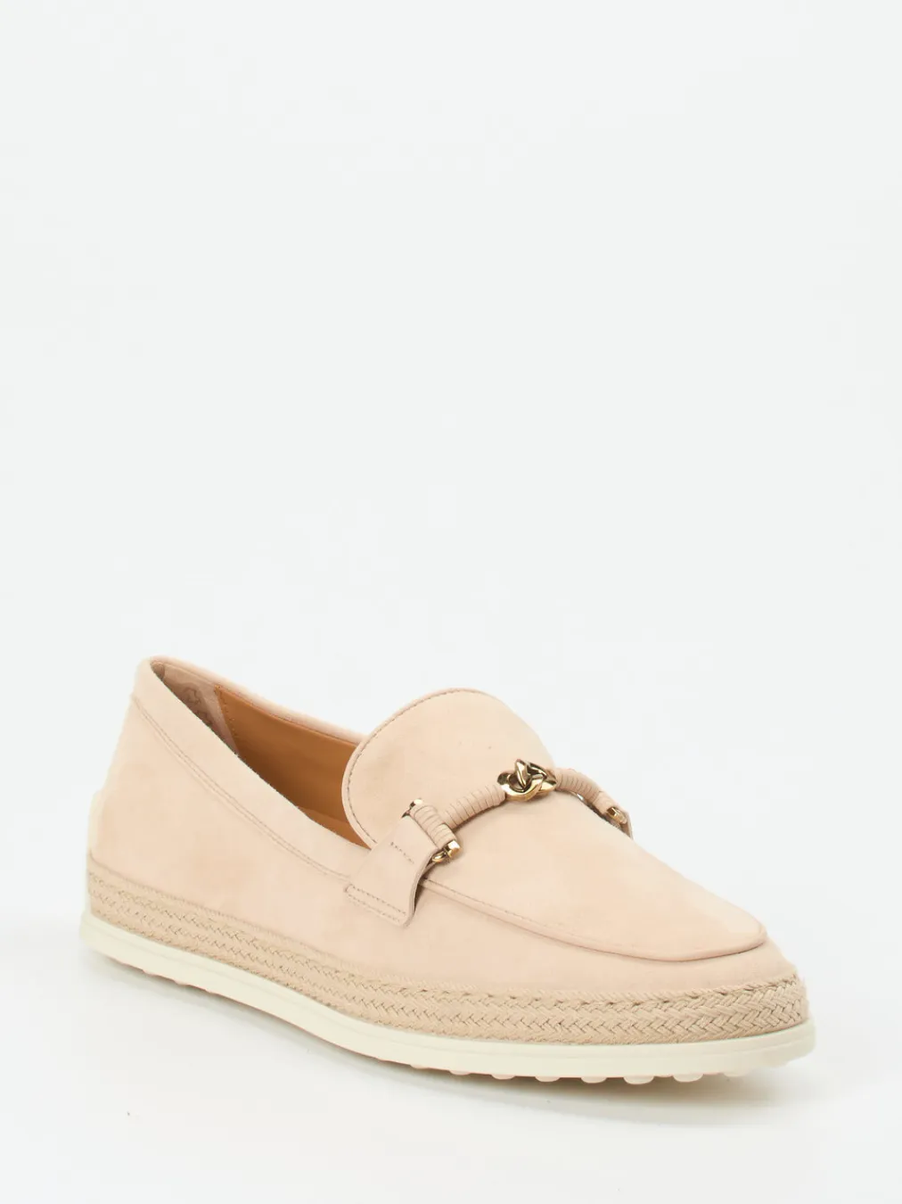 – Loafer aus Veloursleder in Puderrosa-Tod's Online