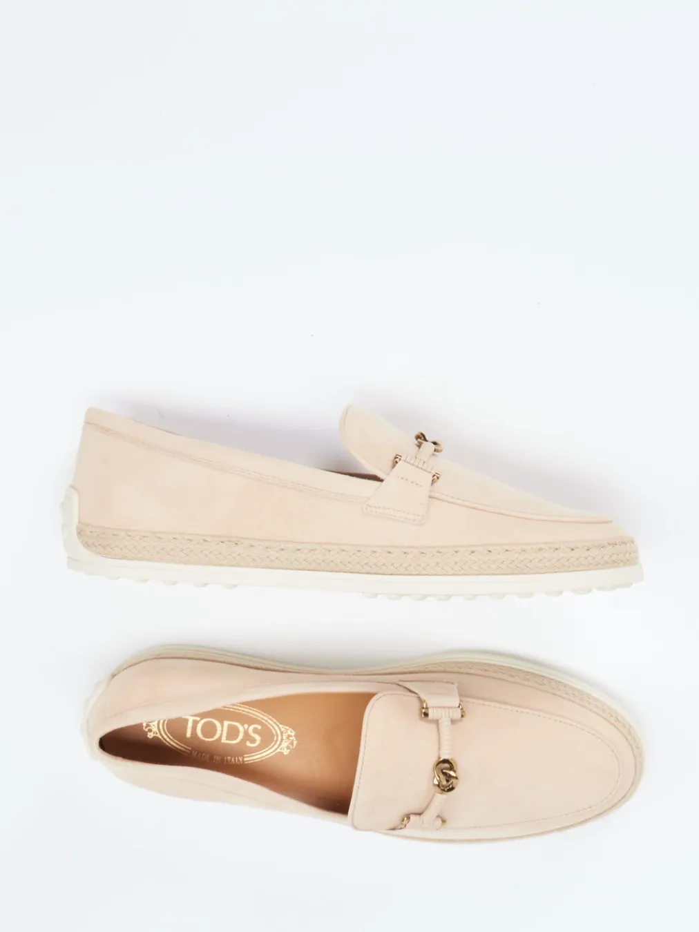 – Loafer aus Veloursleder in Puderrosa-Tod's Online