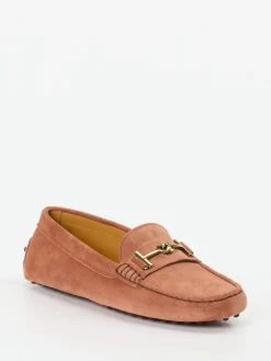 – Loafer aus Veloursleder in Terrakotta-Tod's New