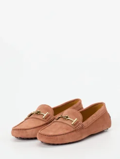 – Loafer aus Veloursleder in Terrakotta-Tod's New