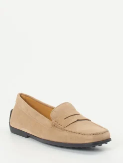 – Loafer aus Veloursleder sandbeige-Tod's Clearance