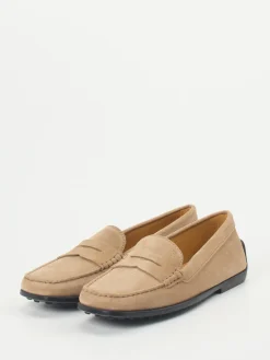 – Loafer aus Veloursleder sandbeige-Tod's Clearance