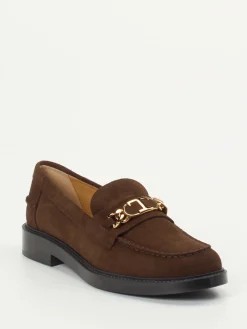 – Loafer aus Veloursleder Dunkel-Tod's Online