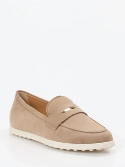– Loafer aus Veloursleder Sandbeige-Tod's New