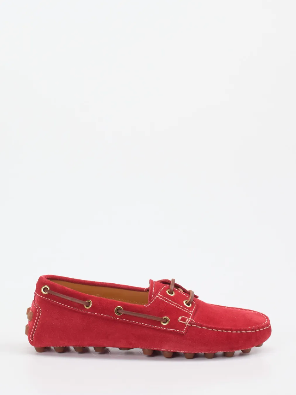 – Mokassin aus Veloursleder tomaten-Tod's Sale