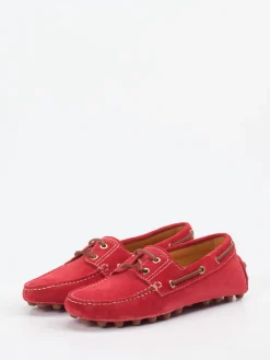 – Mokassin aus Veloursleder tomaten-Tod's Sale