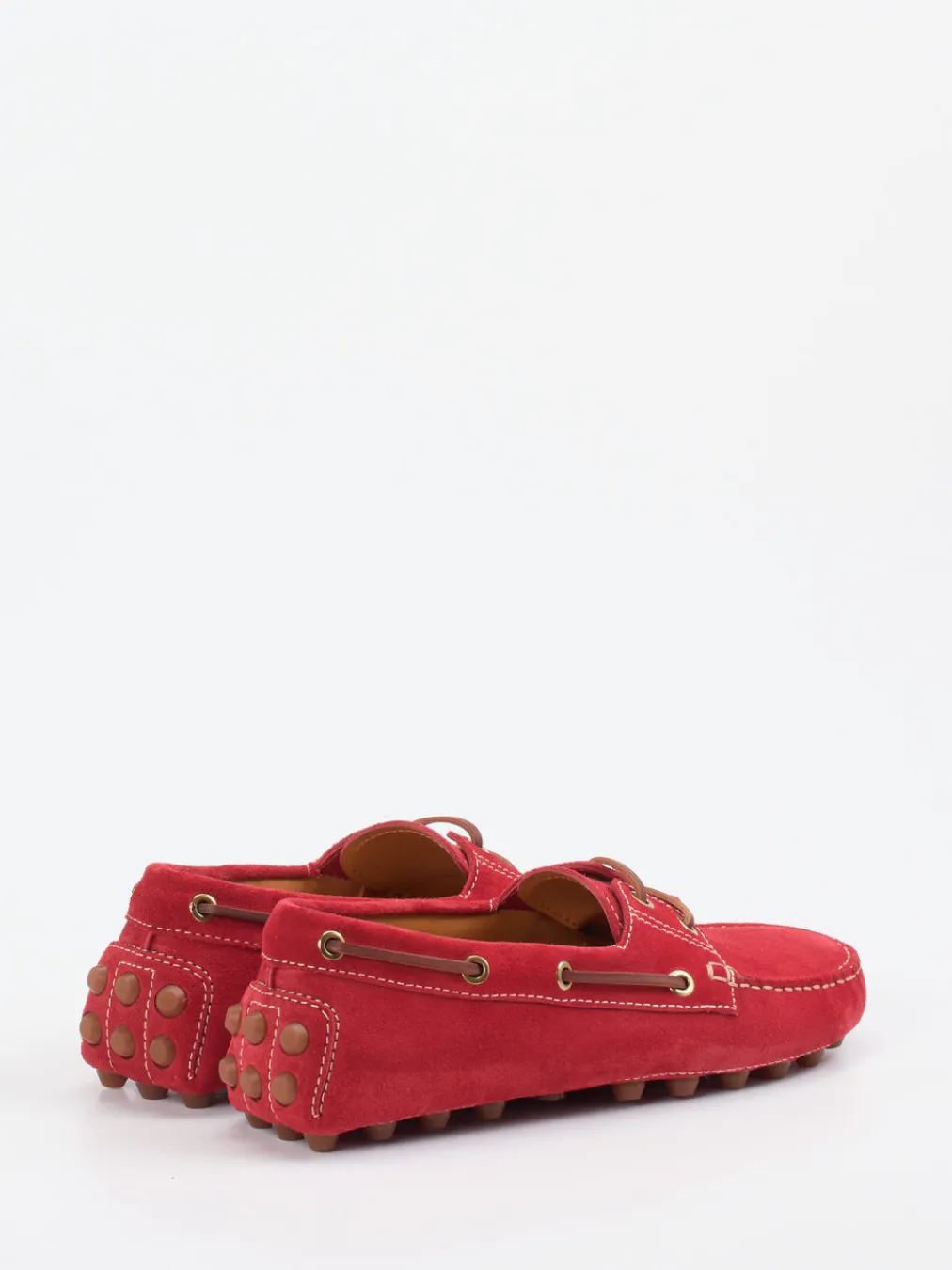 – Mokassin aus Veloursleder tomaten-Tod's Sale