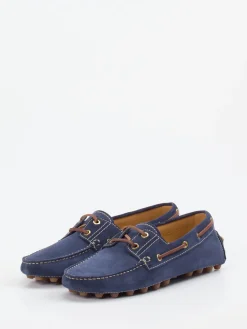 – Mokassin aus Veloursleder Marine-Tod's Discount