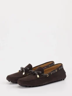– Mokassins aus Veloursleder Dunkel-Tod's Hot