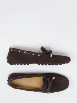 – Mokassins aus Veloursleder Dunkel-Tod's Hot