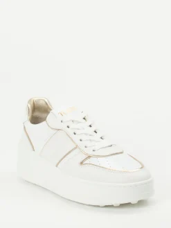 – Plateau-Sneaker aus Kalbleder -Gold-Tod's Sale