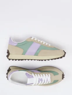 – Retro-Sneaker aus Veloursleder und Textil-Tod's Hot