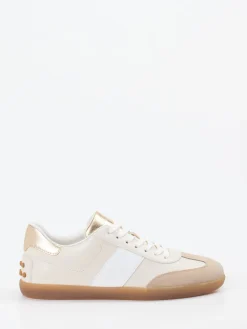 – Retro-Sneaker aus Velours- und Glattleder-Tod's Best