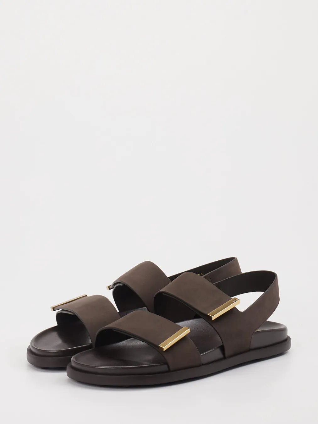 – Riemensandalen aus Leder Dunkel-Tod's Discount