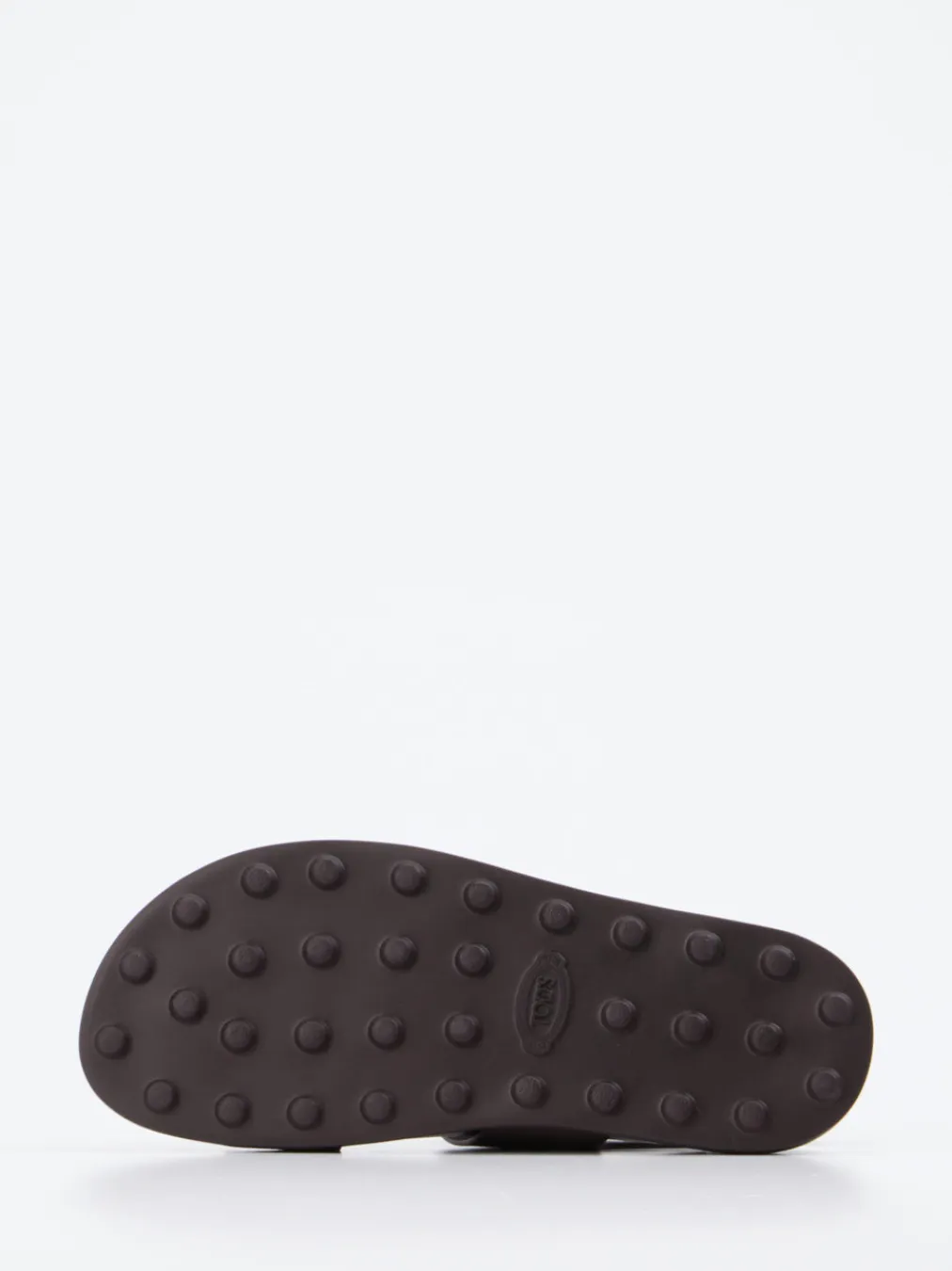 – Riemensandalen aus Leder Dunkel-Tod's Discount