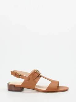 – Sandalen aus Kalbleder in Cognac-Tod's New