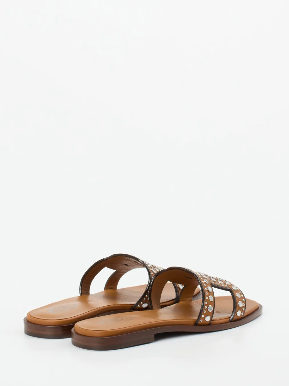 – Slides aus Kalbleder mit Nietenbesatz-Tod's Hot