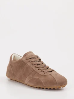 – Sneaker aus Veloursleder in Taupe-Tod's Hot