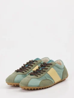 – Sneaker aus Veloursleder in Salbei-Tod's Clearance