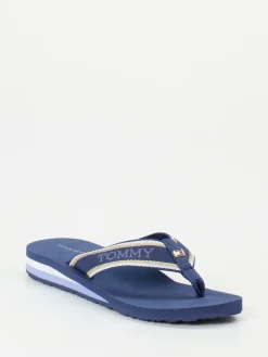 – Zehentrenner aus Textil in Marine-Tommy Hilfiger Clearance