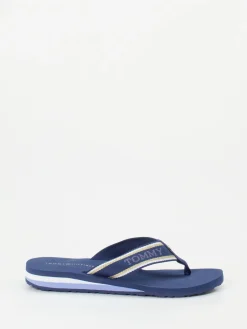 – Zehentrenner aus Textil in Marine-Tommy Hilfiger Clearance