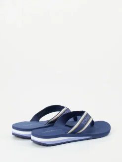 – Zehentrenner aus Textil in Marine-Tommy Hilfiger Clearance