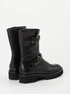 – Biker-Stiefelette aus Kalbleder-Truman's Online