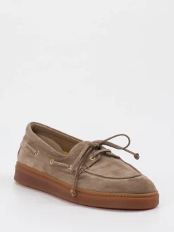 – Bootsschuh aus Veloursleder in Taupe-Truman's Outlet
