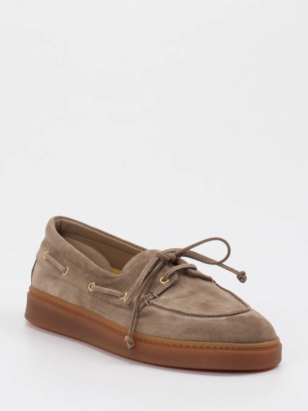 – Bootsschuh aus Veloursleder in Taupe-Truman's Outlet