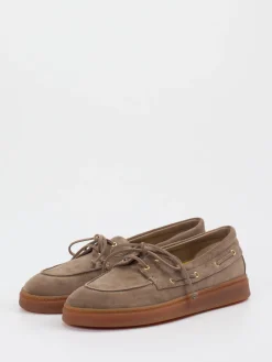– Bootsschuh aus Veloursleder in Taupe-Truman's Outlet