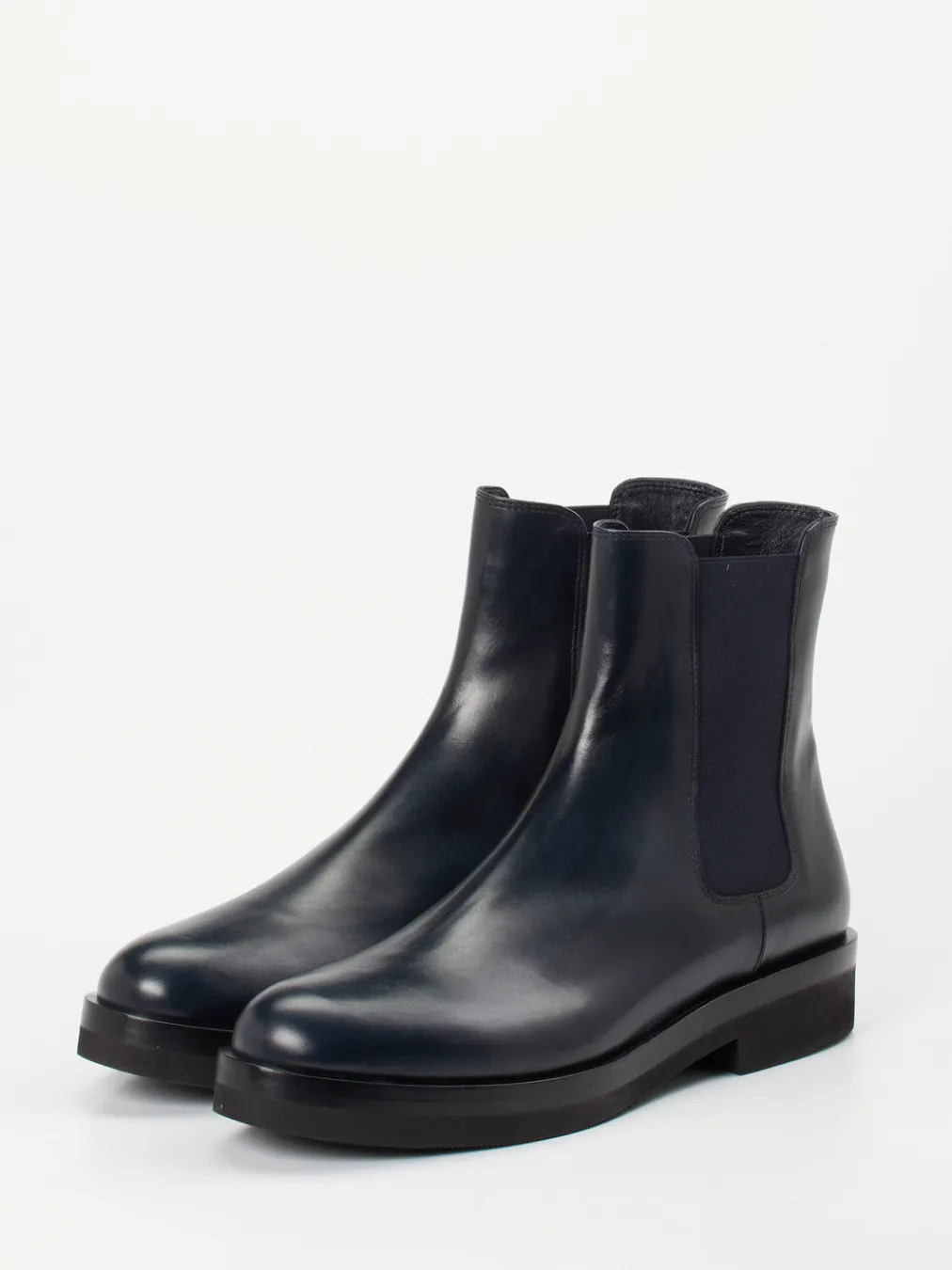 – Chelsea Boots aus Kalbleder Dunkel-Truman's Sale