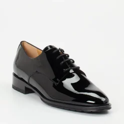 – Derby-Schnürschuh aus Lackleder-Truman's Discount