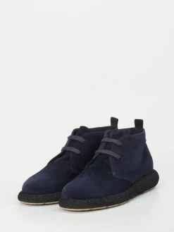 – Desert Boots aus Veloursleder dunkel-Truman's Sale